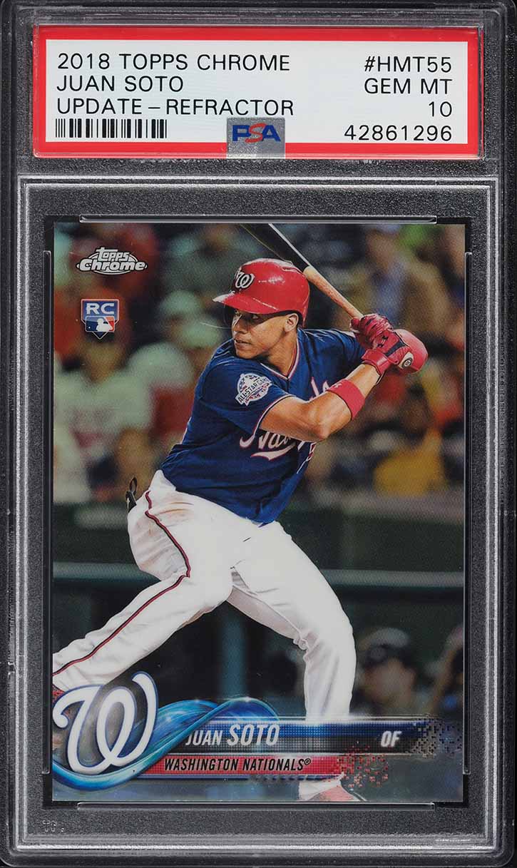 2018 Topps Update Batting Juan Soto ROOKIE #US300 BGS 10 BLACK