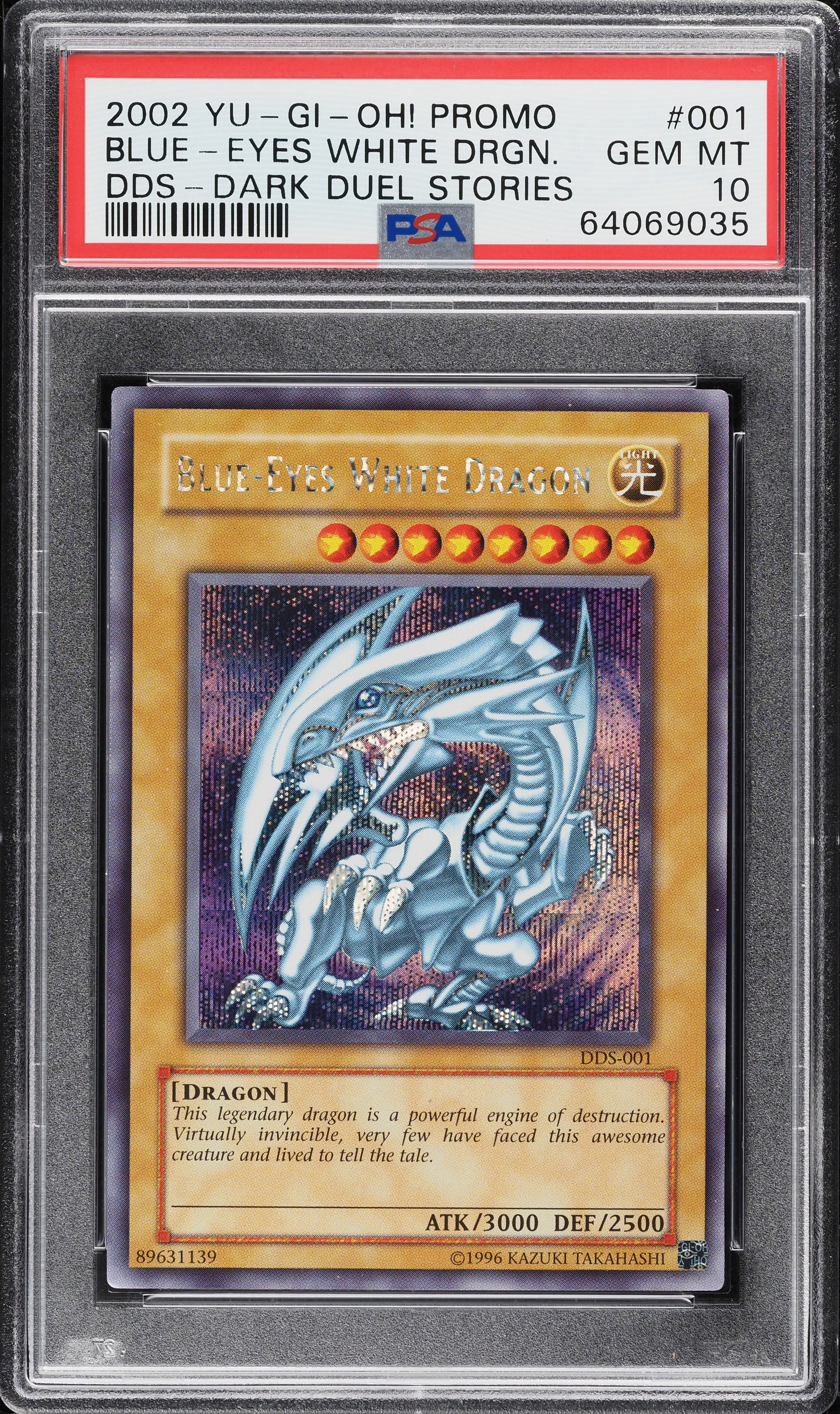 2002 Yu-Gi-Oh! Dark Duel Stories Promo Blue-Eyes White Dragon #DDS