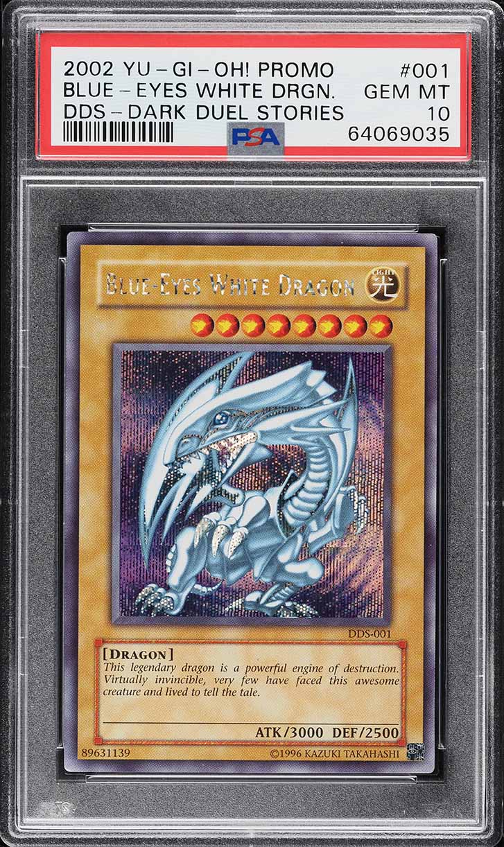 2002 Yu-Gi-Oh! Dark Duel Stories Promo Blue-Eyes White Dragon #DDS-001 PSA 10