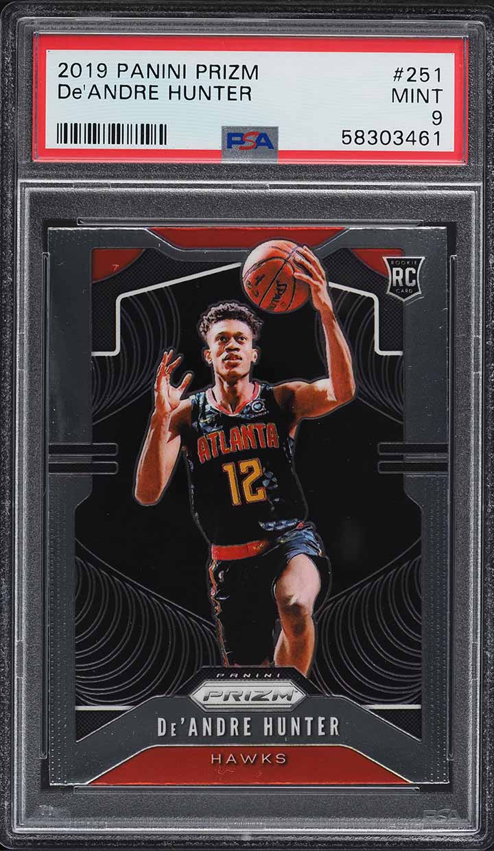 2019 Panini Prizm De'Andre Hunter ROOKIE #251 PSA 9 MINT