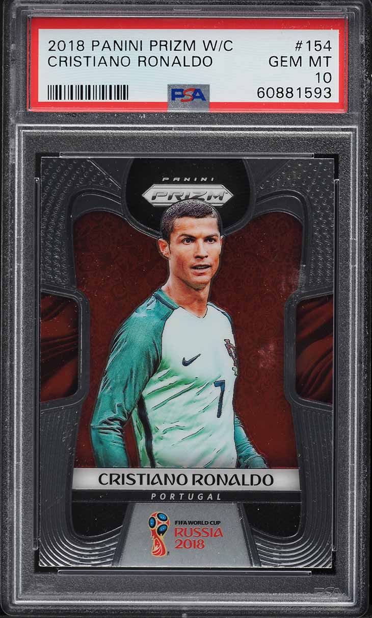 クリスティアーノ ロナウド Panini Prizm PSA 10 2018 Panini Prizm World Cup National Landmarks Mojo Cristiano