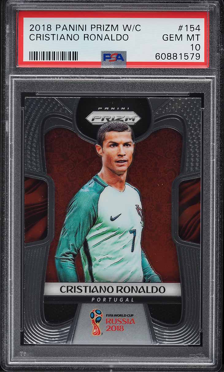2018 Panini Prizm World Cup Cristiano Ronaldo #154 PSA 10 GEM MINT