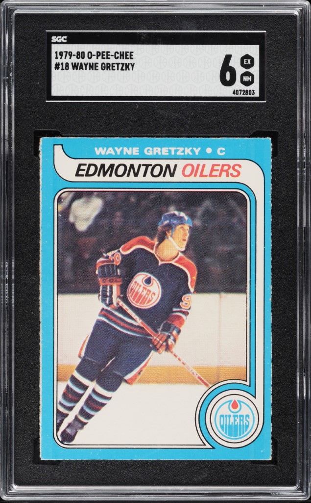 1979 O-Pee-Chee Hockey Wayne Gretzky ROOKIE #18 SGC 6 EXMT