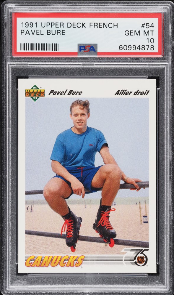 1991 Upper Deck French Pavel Bure ROOKIE #54 PSA 10 GEM MINT