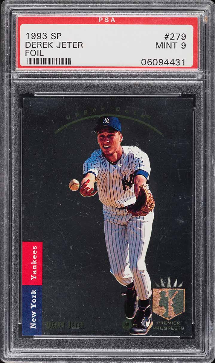 1993 SP Foil Derek Jeter ROOKIE #279 PSA 9 MINT