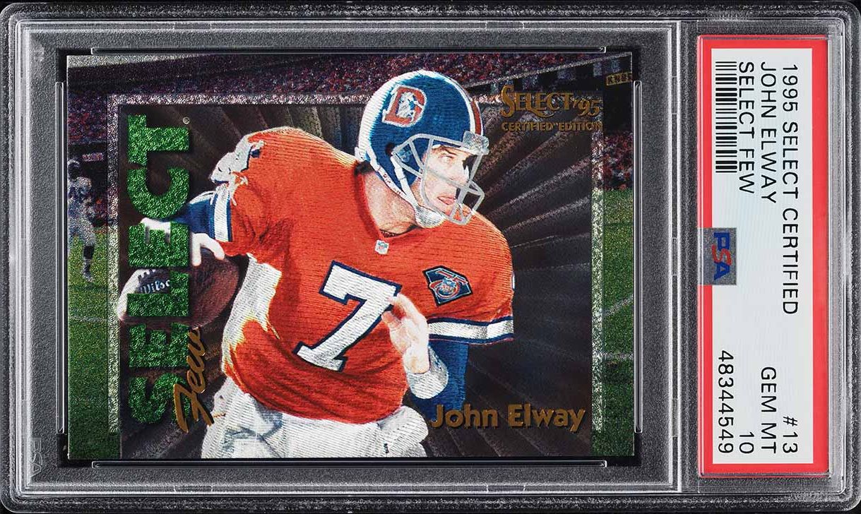 1995 Select Certified Select Few John Elway #13 PSA 10 GEM MINT