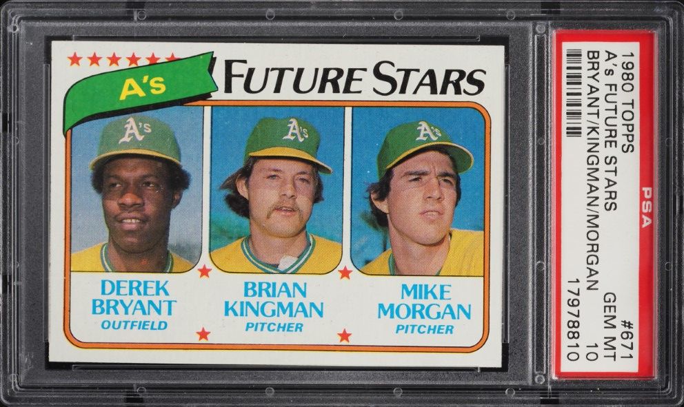 1980 Topps A's Future Stars #671 PSA 10 GEM MINT