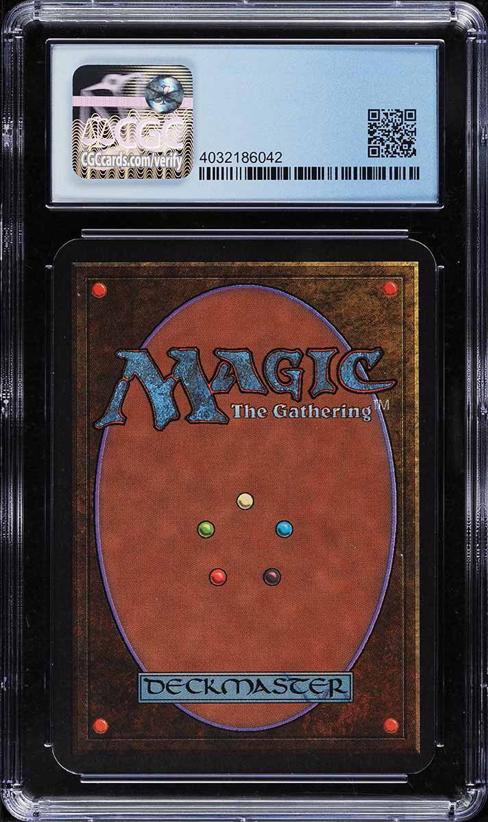 1993 Magic The Gathering MTG Alpha Mountain BROWN SKY CGC 9 MINT