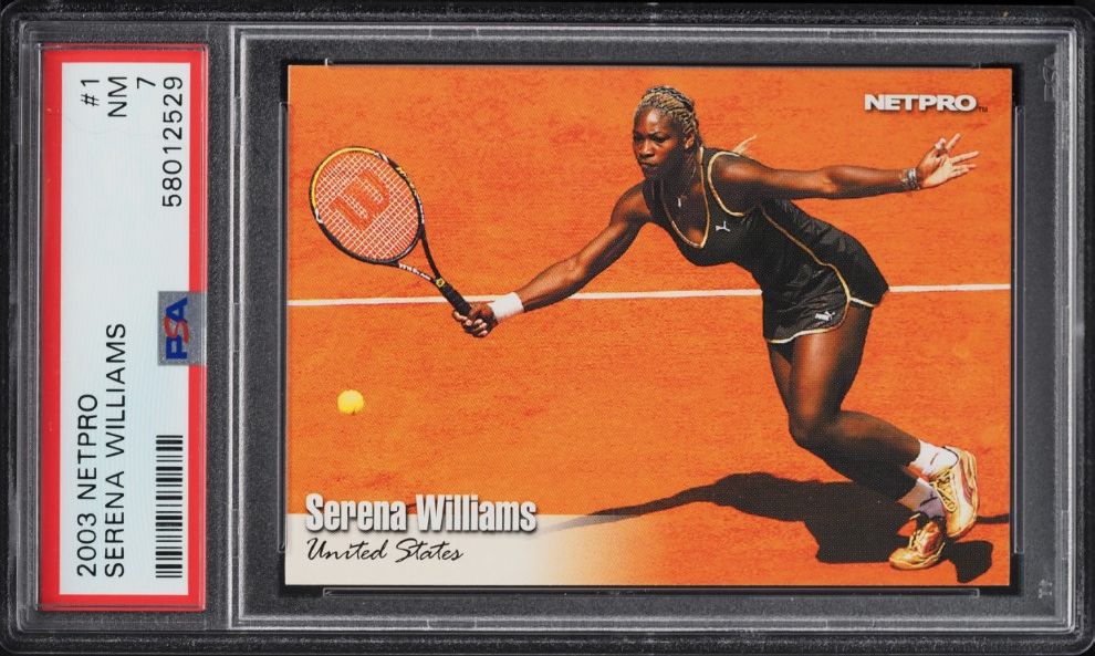 2003 Netpro Tennis Serena Williams ROOKIE #1 PSA 7 NRMT