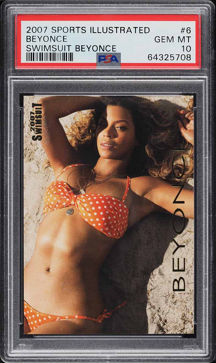 2007 Sports Illustrated Swimsuit Beyonce Knowles #6 PSA 10 GEM MINT