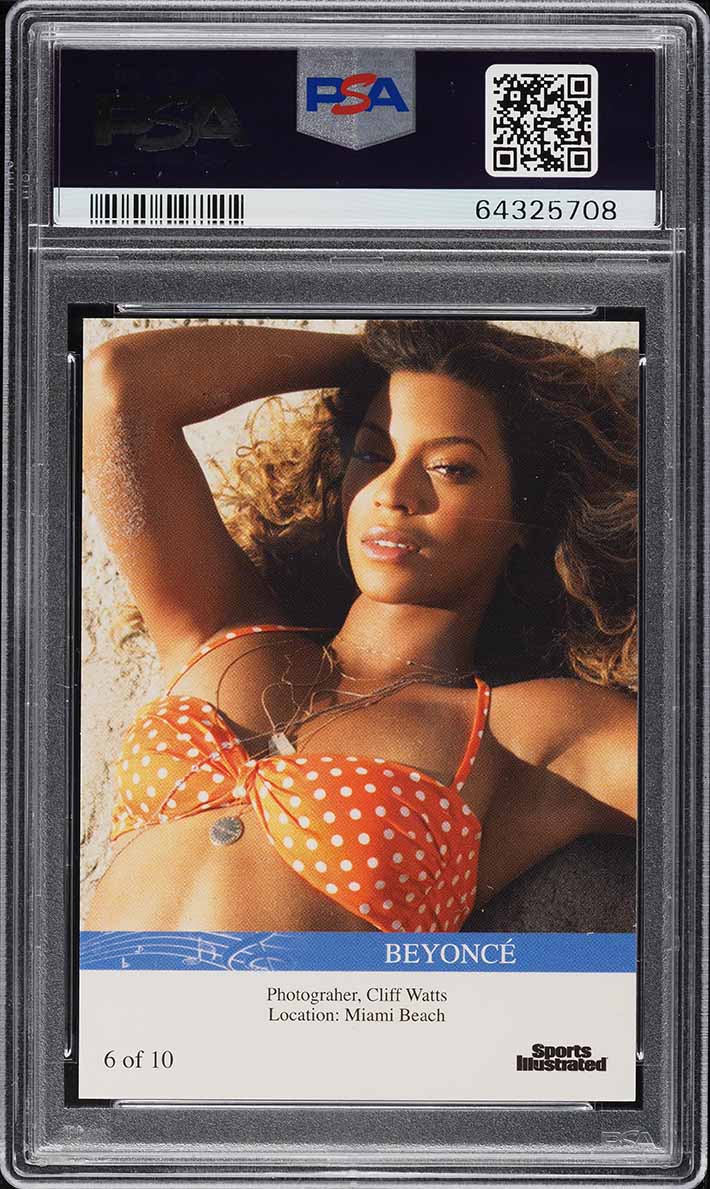 2007 Sports Illustrated Swimsuit Beyonce Knowles #6 PSA 10 GEM MINT
