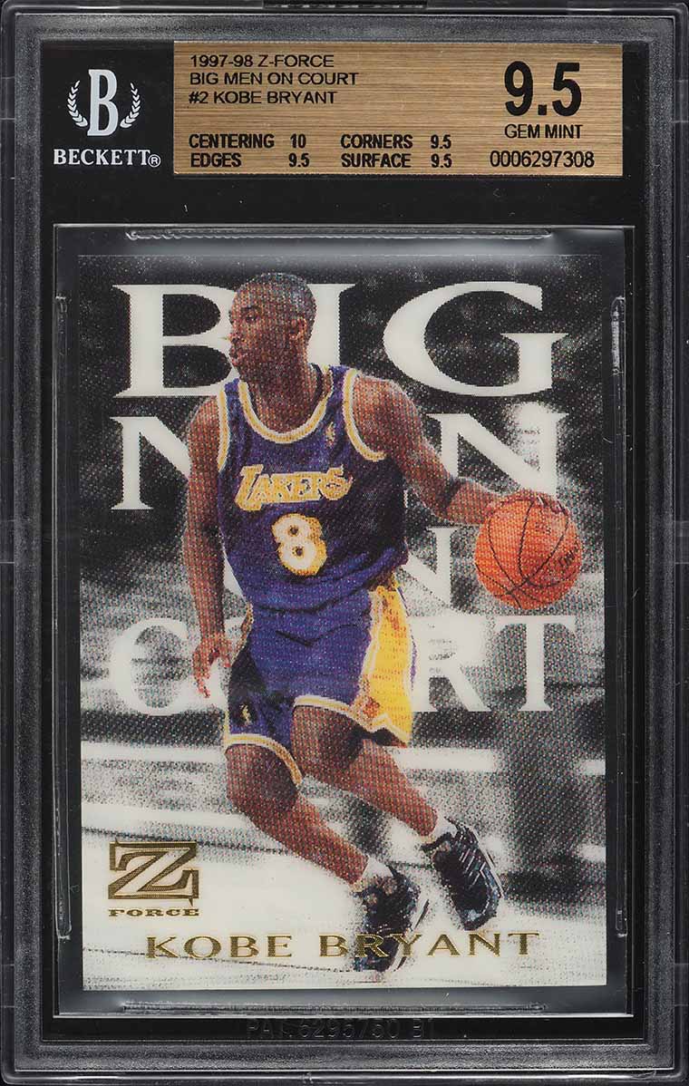 1997 Skybox Z-Force Big Men On Court Michael Jordan #9 BGS 10