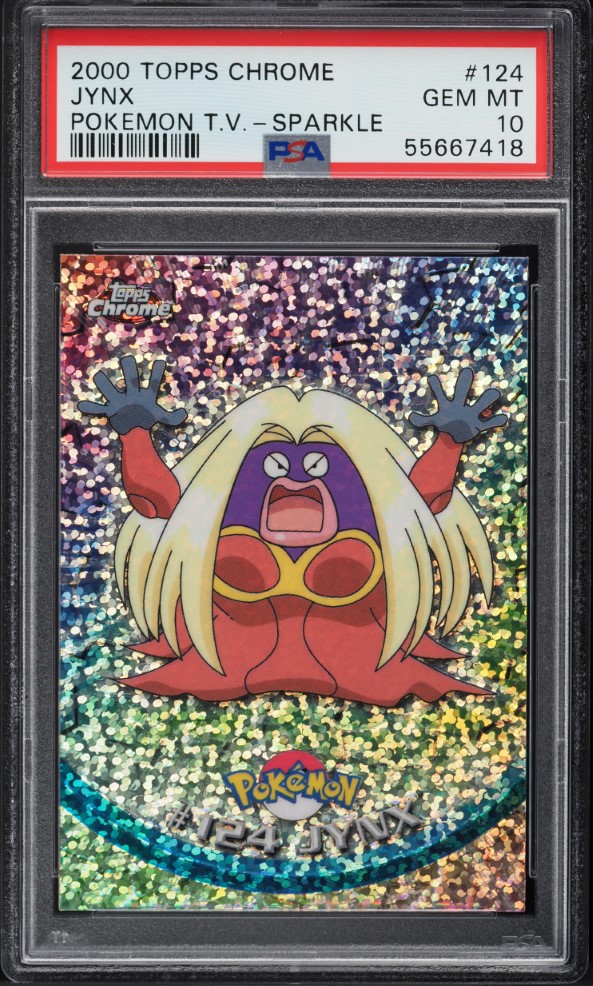 2000 Topps Chrome Pokemon Series 2 Sparkle Jynx #124 PSA 10 GEM MINT