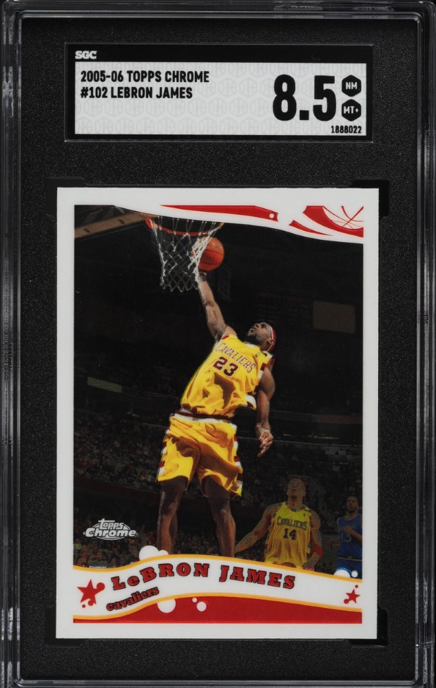2005 SP Signature Edition Authentic Gold LeBron James AUTO /25 #AS