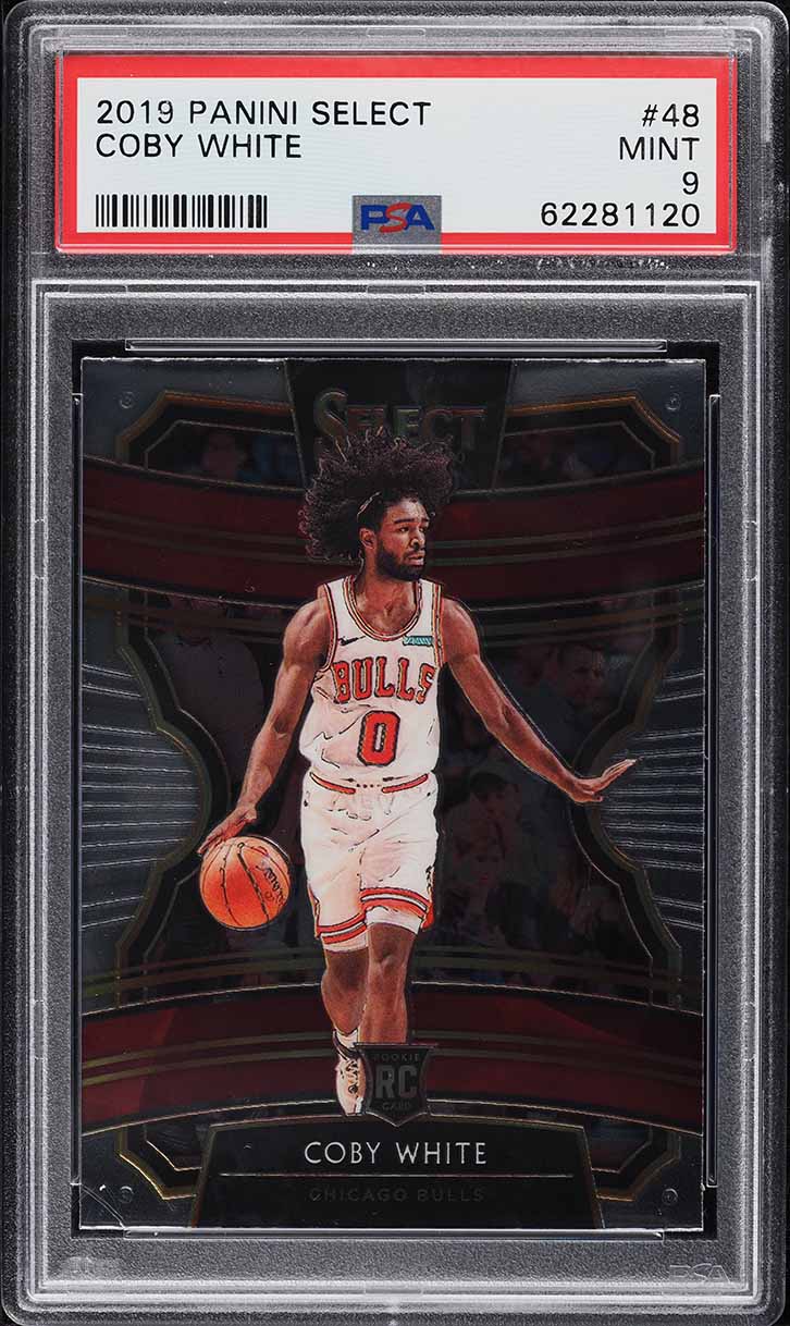 2019 Select Concourse Coby White ROOKIE #48 PSA 9 MINT