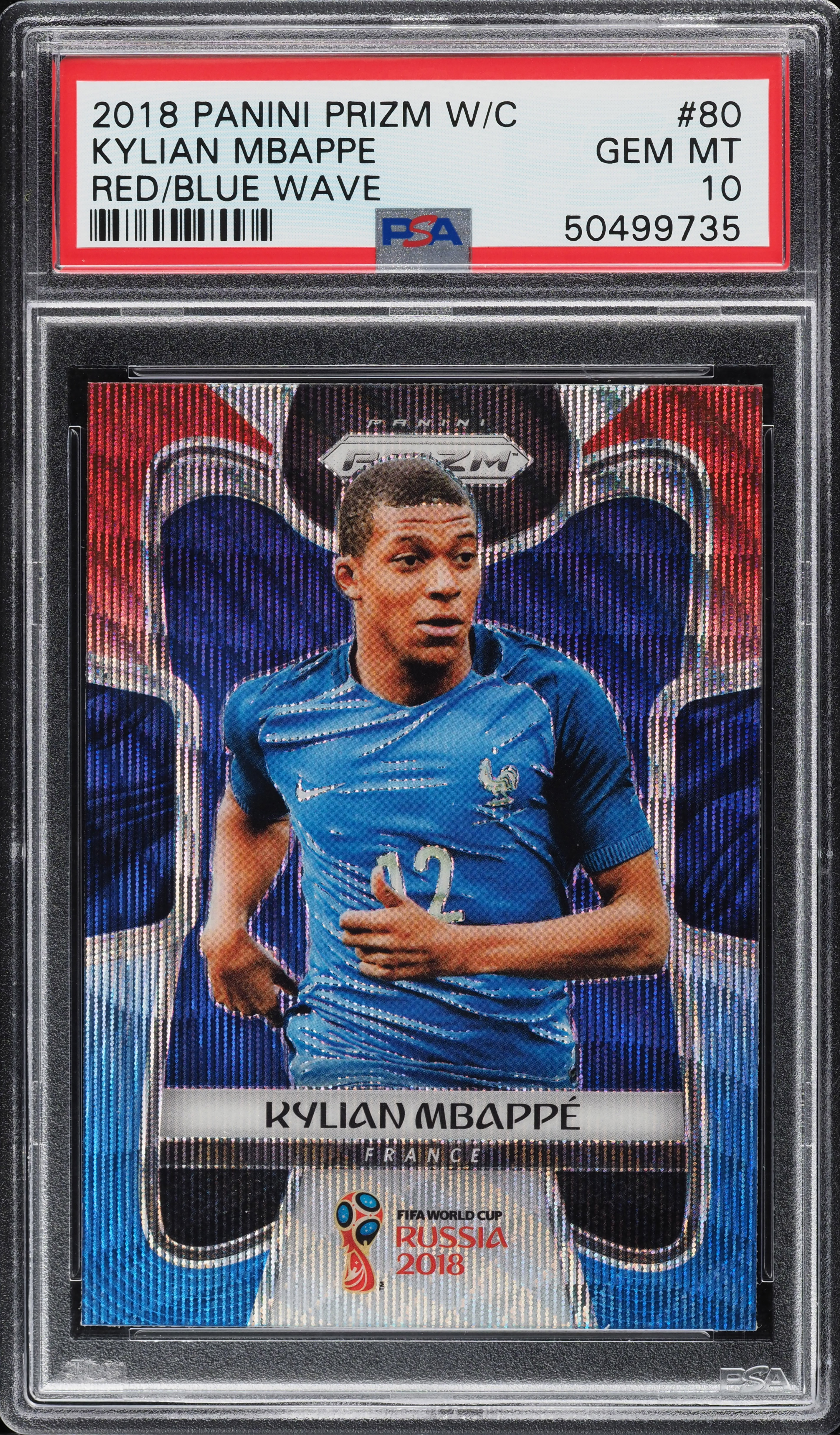 2018 PANINI PRIZM MBAPPE エムバペ RC PSA10 2018 PANINI PRIZM MBAPPE エムバペ RC PSA10 2018 Panini Prizm World