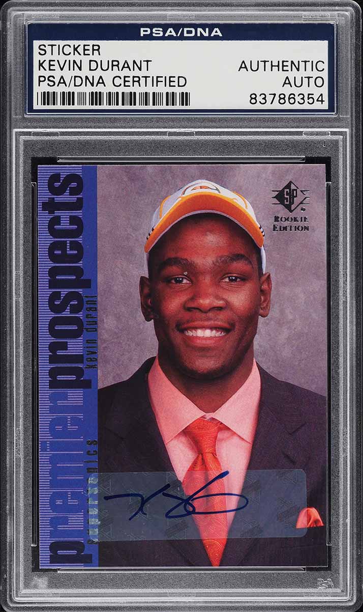 2007 SP Rookie Edition Kevin Durant ROOKIE AUTO #106 PSA/DNA on