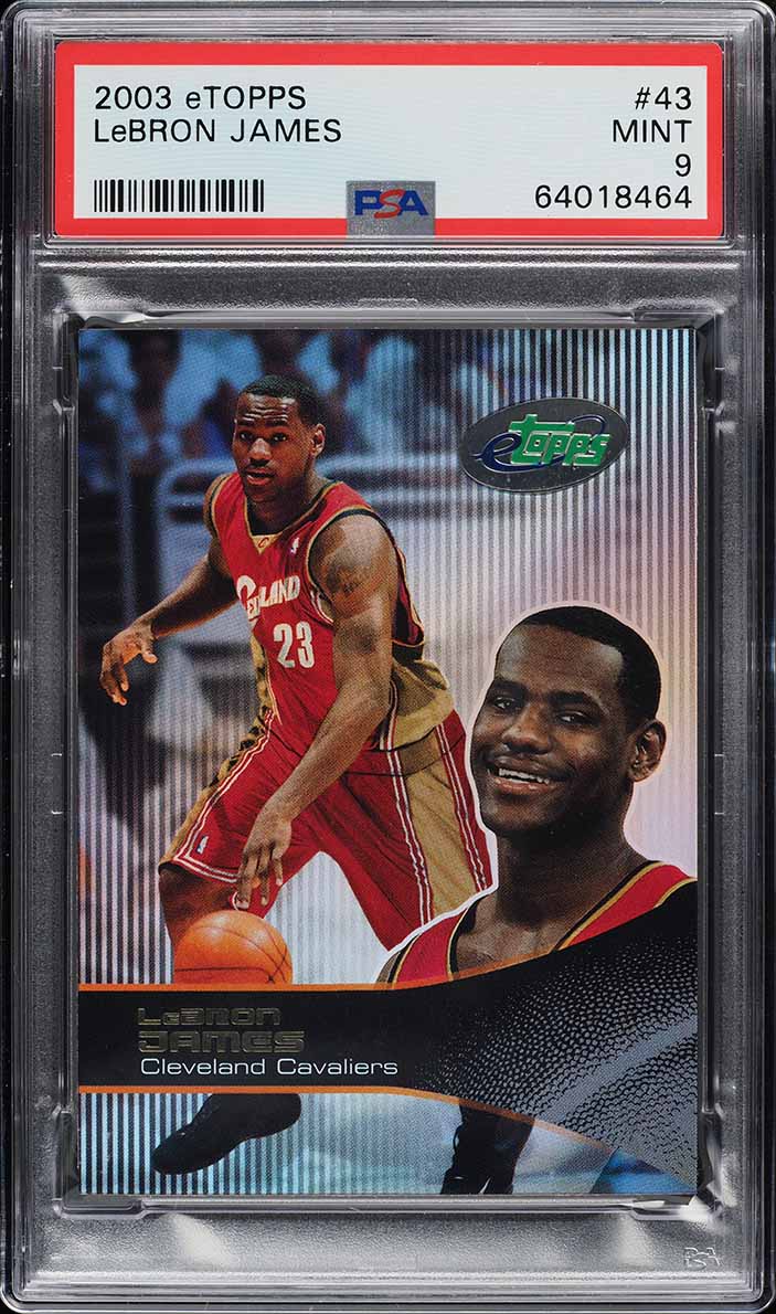 2003 eTopps LeBron James #43 PSA 9 | Card Ladder