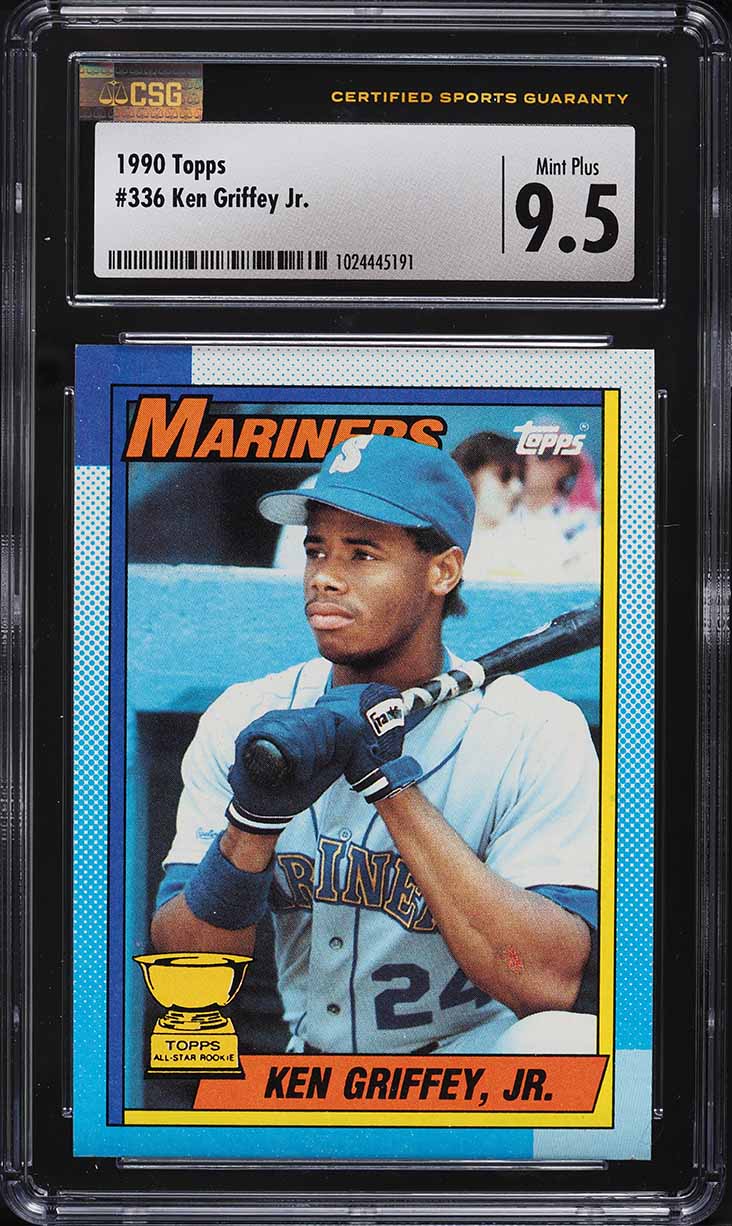 1990 Topps Ken Griffey Jr. #336 CSG 9.5 MINT+