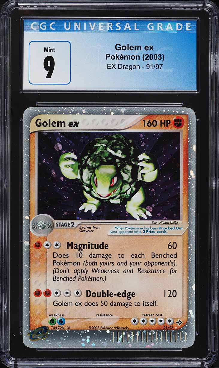 golem ex pokemon card value Amazon.com: Golem ex 076/165 - Pokemon 151 - Double Rare - Evolution 3 Card  Set main image 1