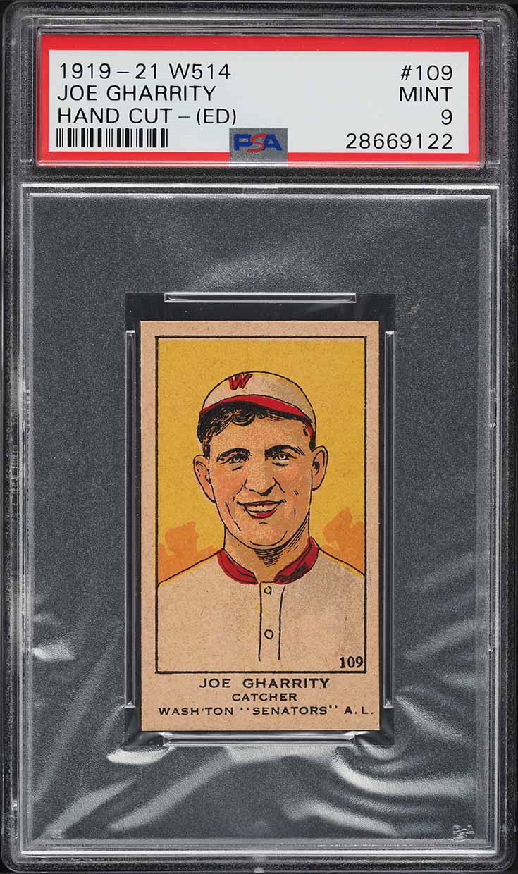 1919-21 W514 Strip Card Shoeless Joe Jackson #15 PSA 1.5 FR on