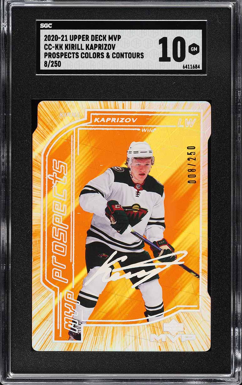 2020 Upper Deck MVP Prospects Colors Kirill Kaprizov ROOKIE /250