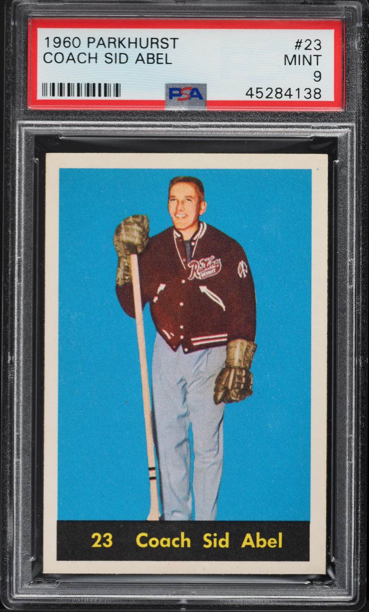 1960 Parkhurst Coach Sid Abel #23 PSA 9 MINT