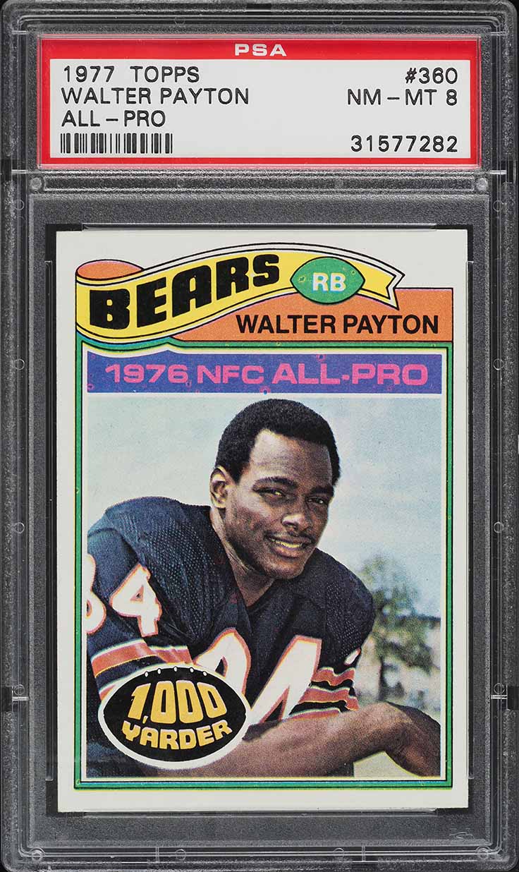 1977 Topps Football Walter Payton ALL-PRO #360 PSA 8 NM-MT