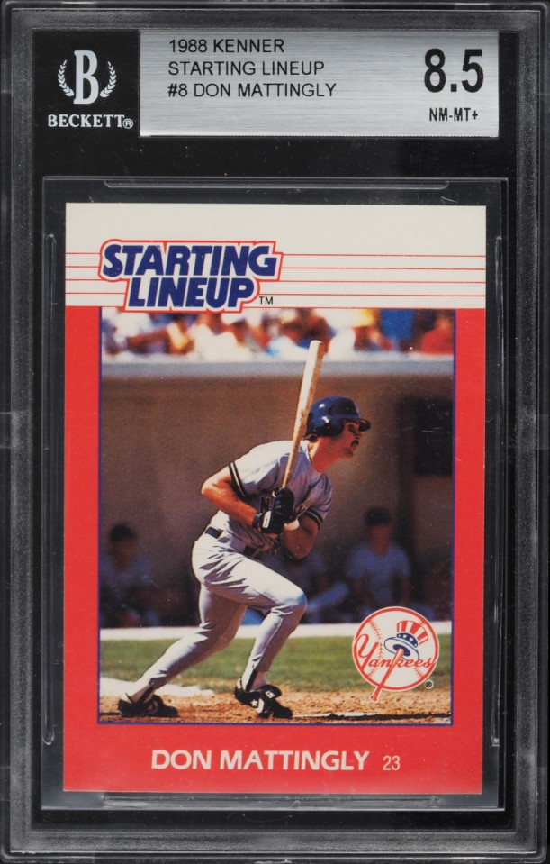 1988 Starting Lineup Yankees Don Mattingly #8 BGS 8.5 NM-MT+