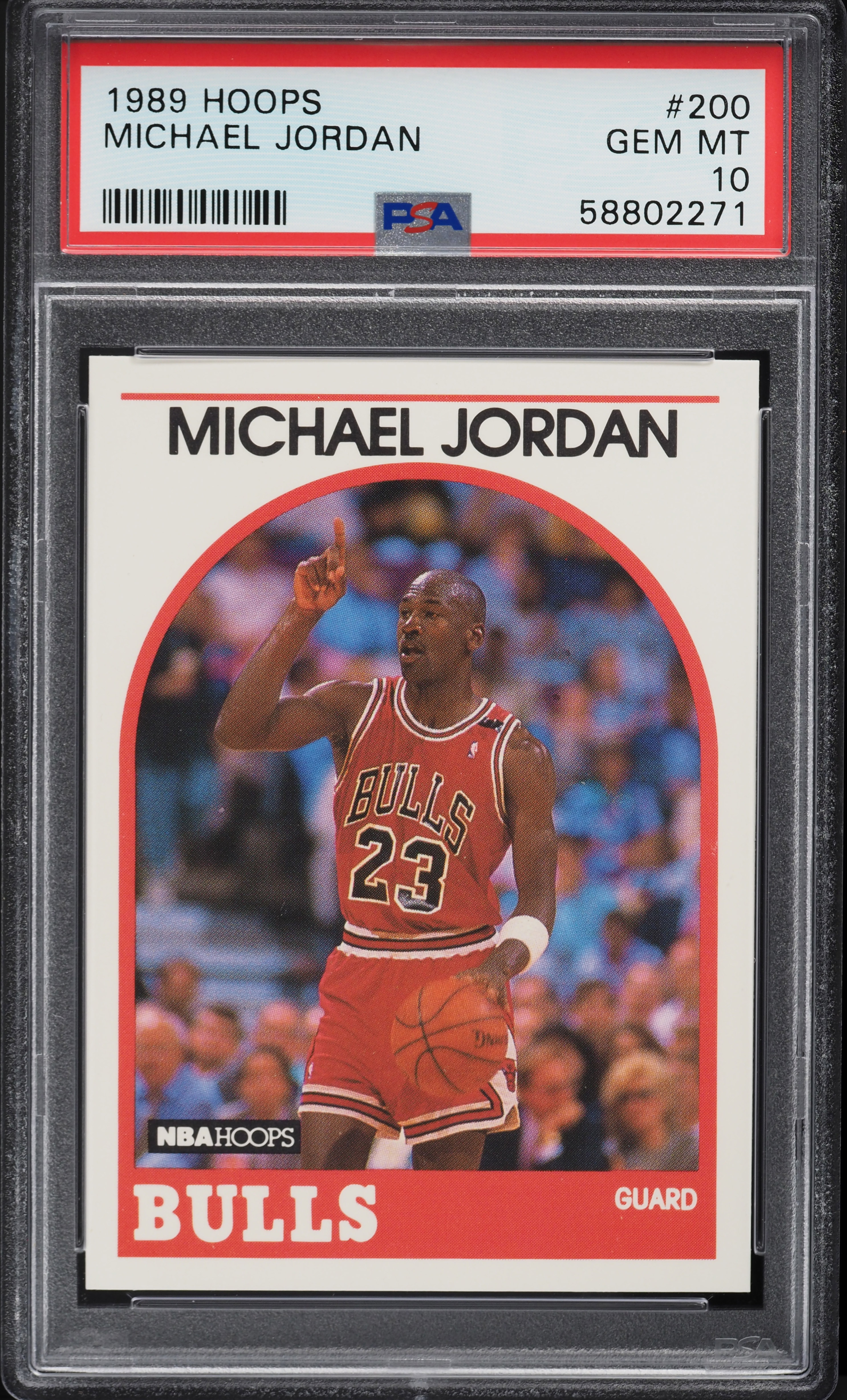 1989 Hoops Michael Jordan #200 PSA 10 GEM MINT on Fanatics Collect