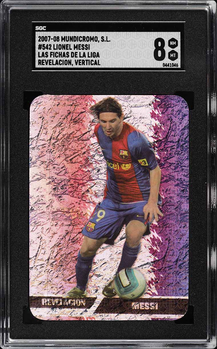 2007 Mundi Cromo Las Fichas De La Liga Vertical Lionel Messi #542