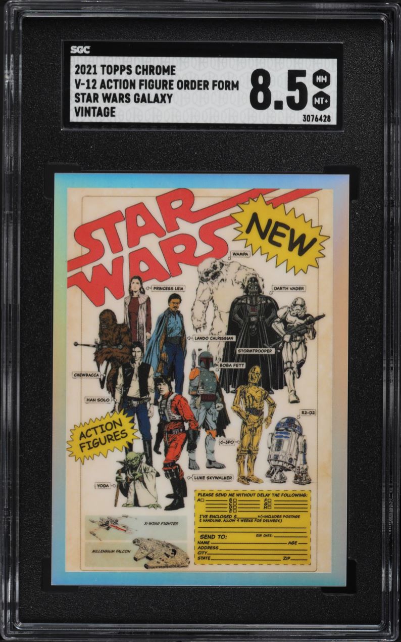 2021 Topps Chrome Star Wars Galaxy #48 Empire and Rebellion on