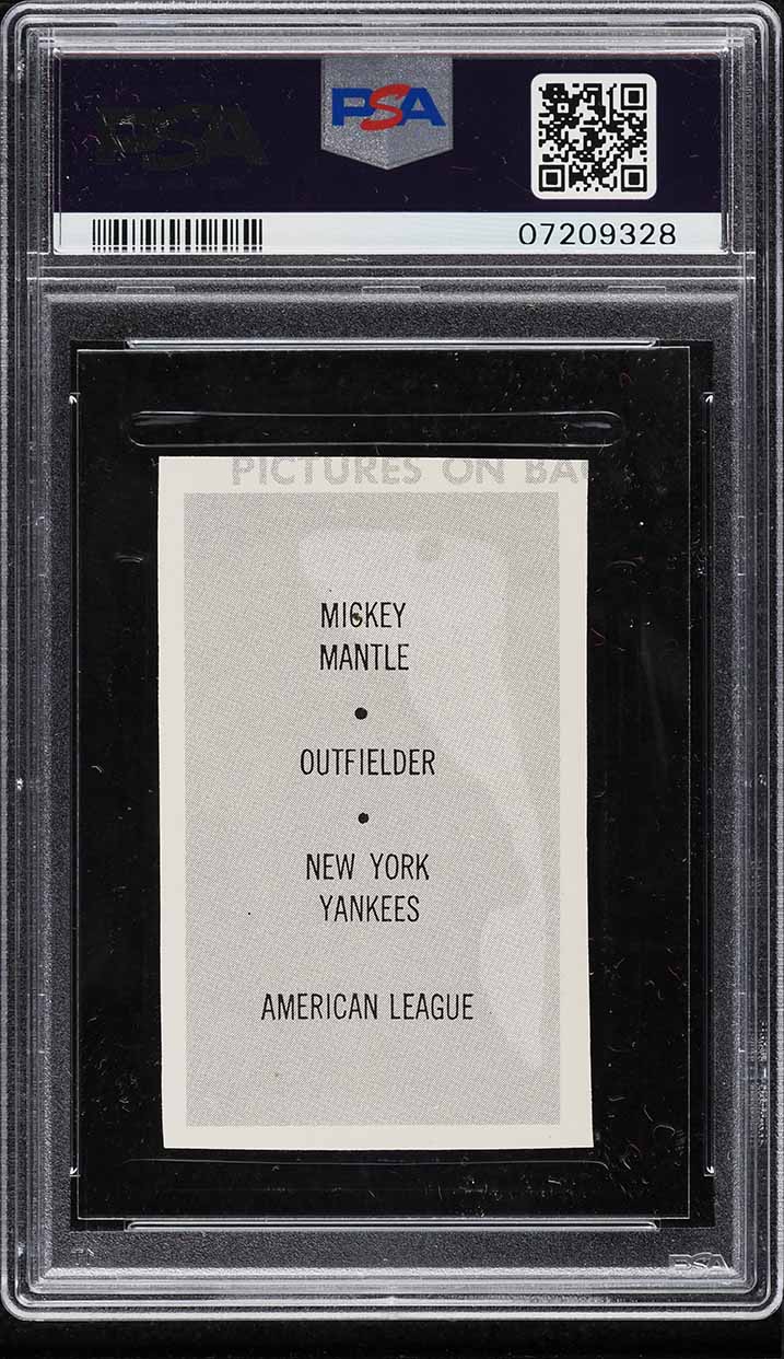1959 Oklahoma Today Major Leaguers Mickey Mantle PSA 6 EXMT