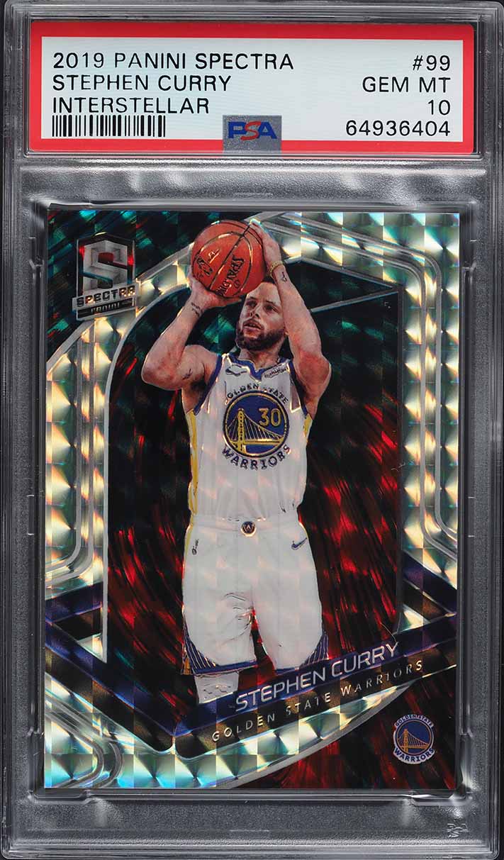 2019 Panini Spectra Interstellar Stephen Curry /49 #99 PSA 10 GEM MINT
