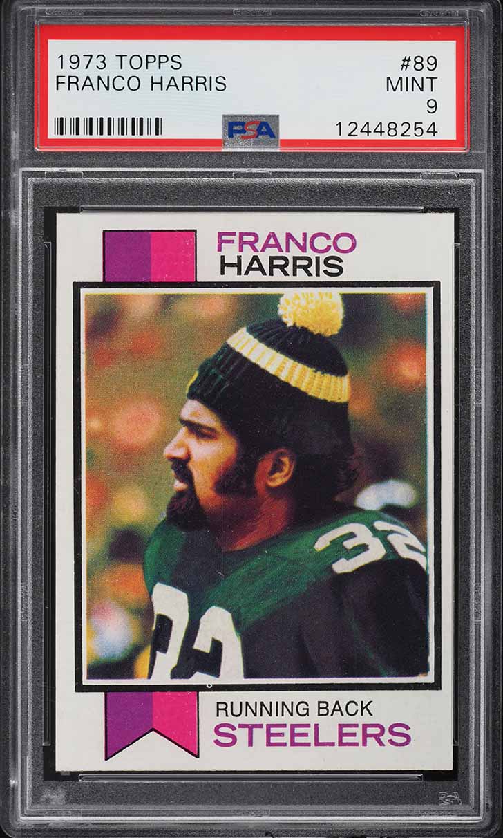 1973 Topps Football Franco Harris ROOKIE #89 PSA 9 MINT