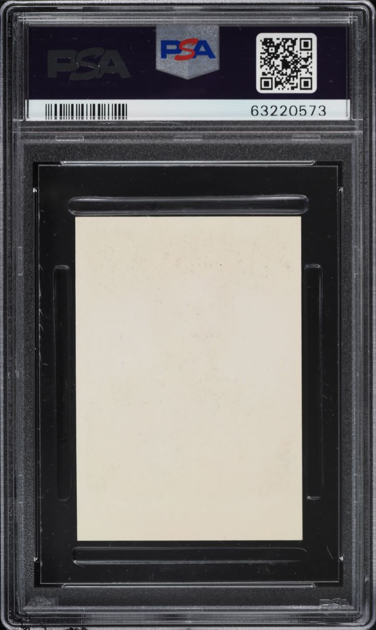 1964 Panini Calciatori Soccer Coppe Pele BLANK BACK PSA 8 NM-MT
