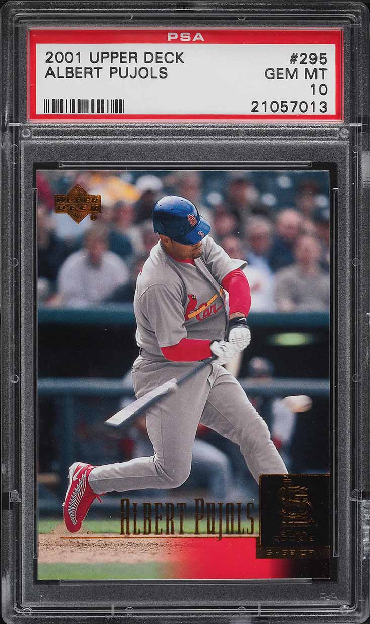 2001 Upper Deck Albert Pujols ROOKIE #295 PSA 10 GEM MINT