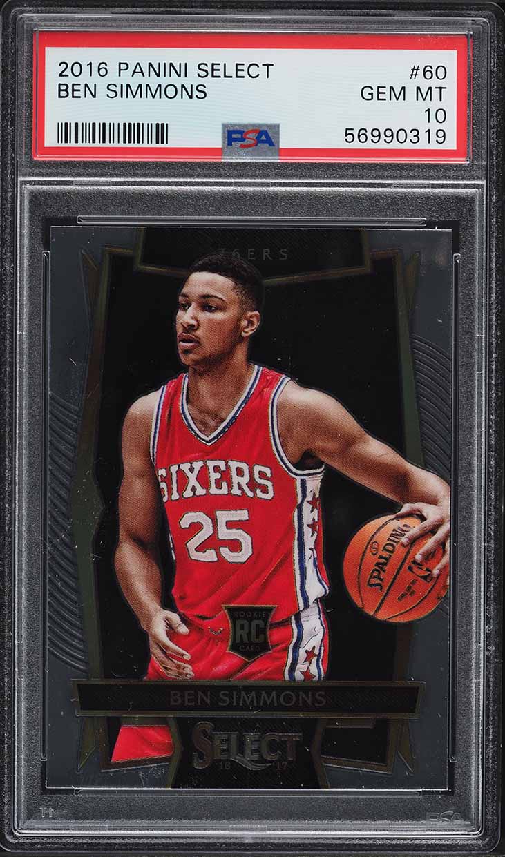 2016 Select Basketball Ben Simmons ROOKIE #60 PSA 10 GEM MINT on