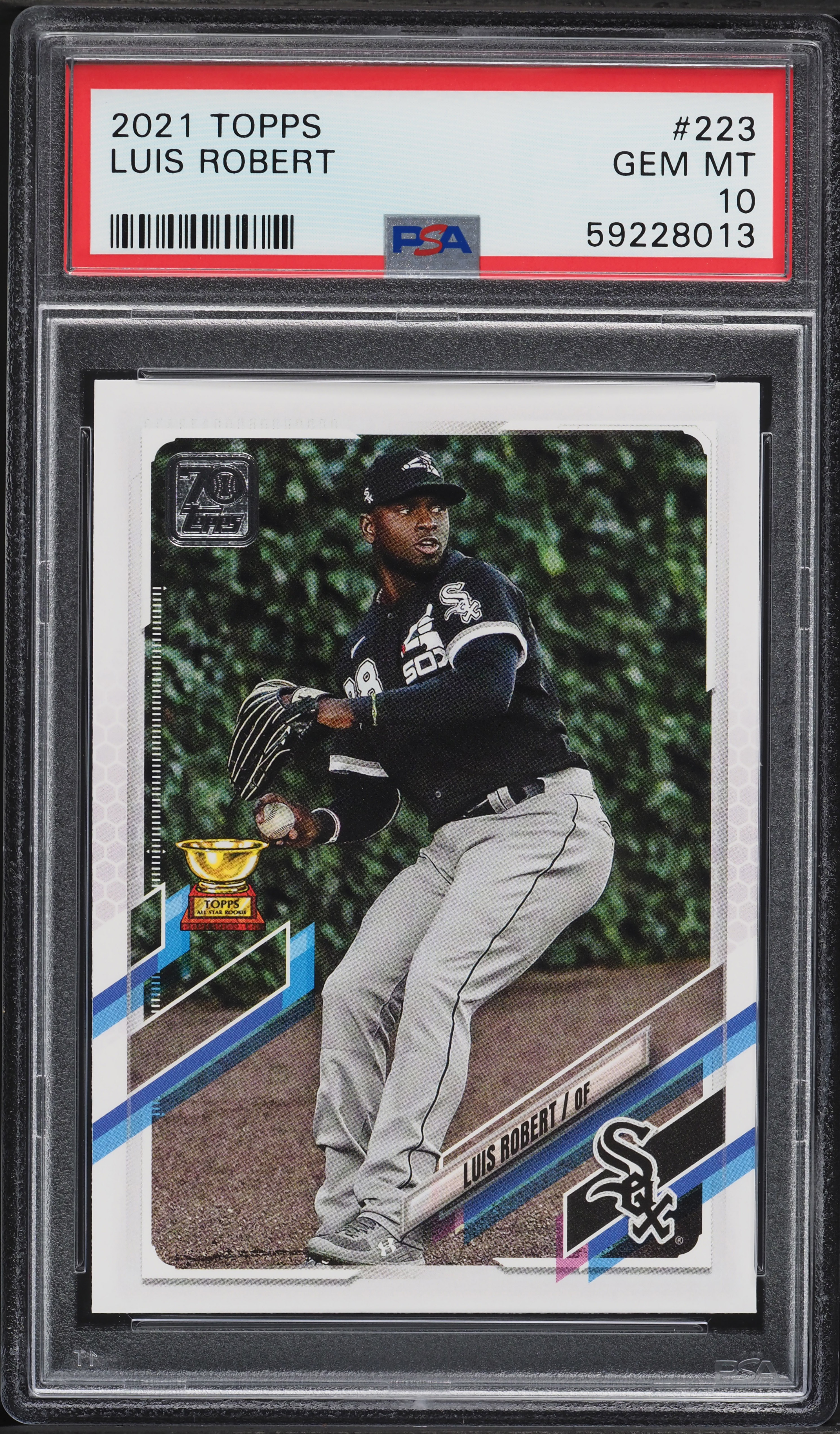 2021 Topps Luis Robert #223 PSA 10 GEM MINT on Fanatics Collect