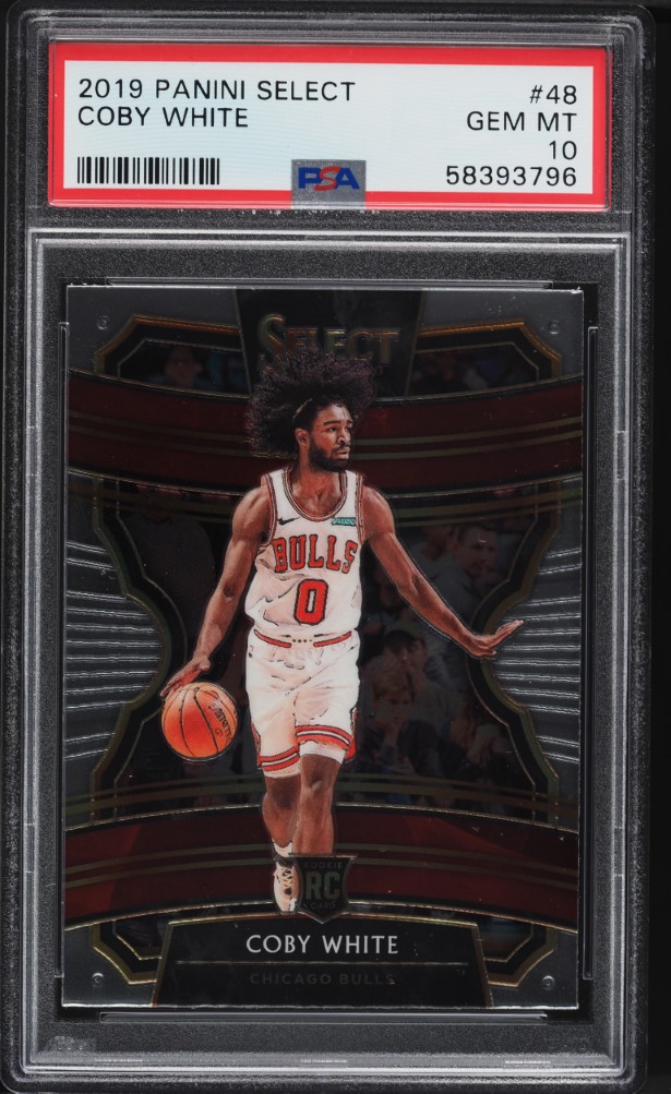 2019 Select Basketball Coby White ROOKIE #48 PSA 10 GEM MINT on