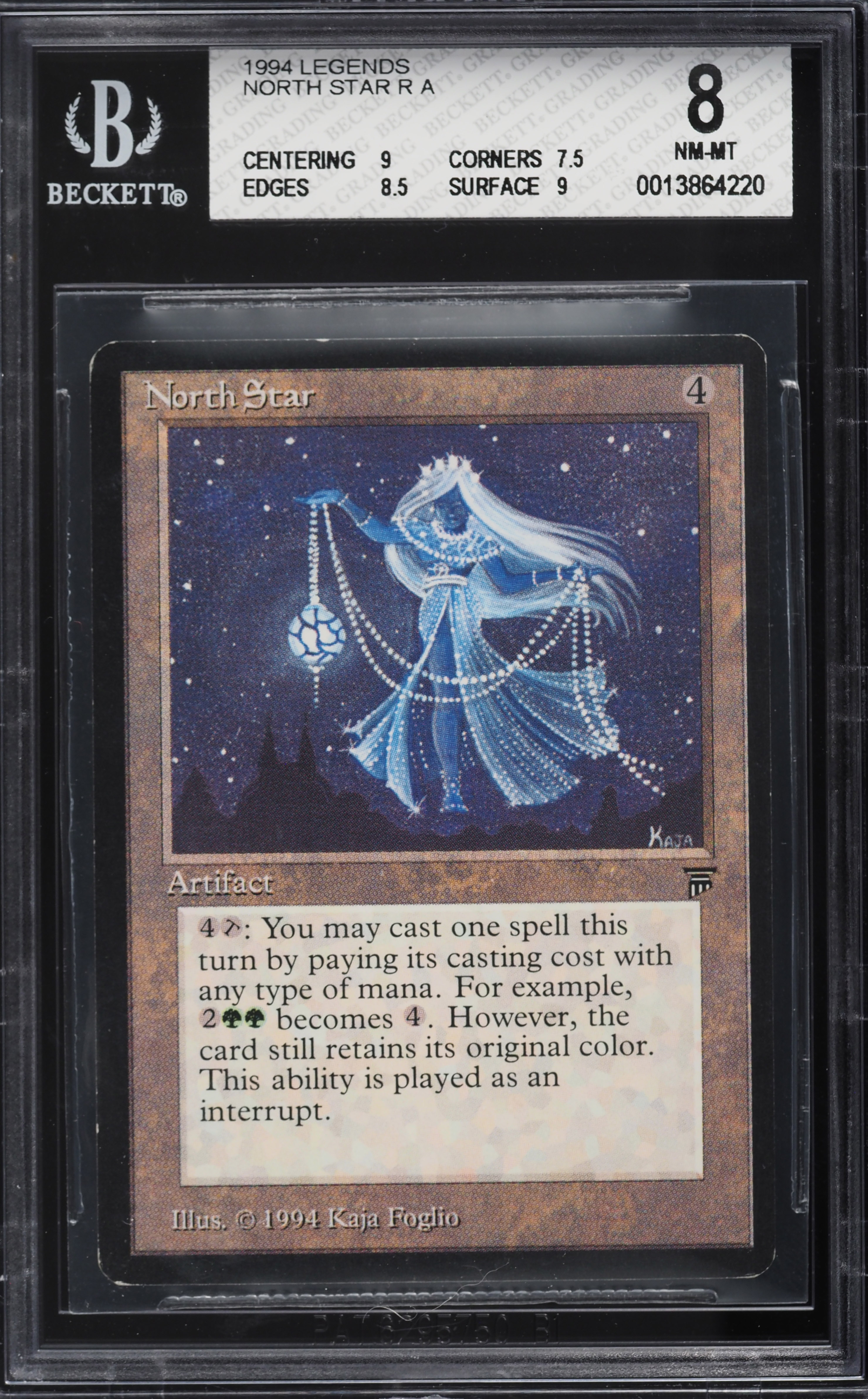 1994 Magic The Gathering MTG Legends North Star R1 BGS 8 NM-MT on