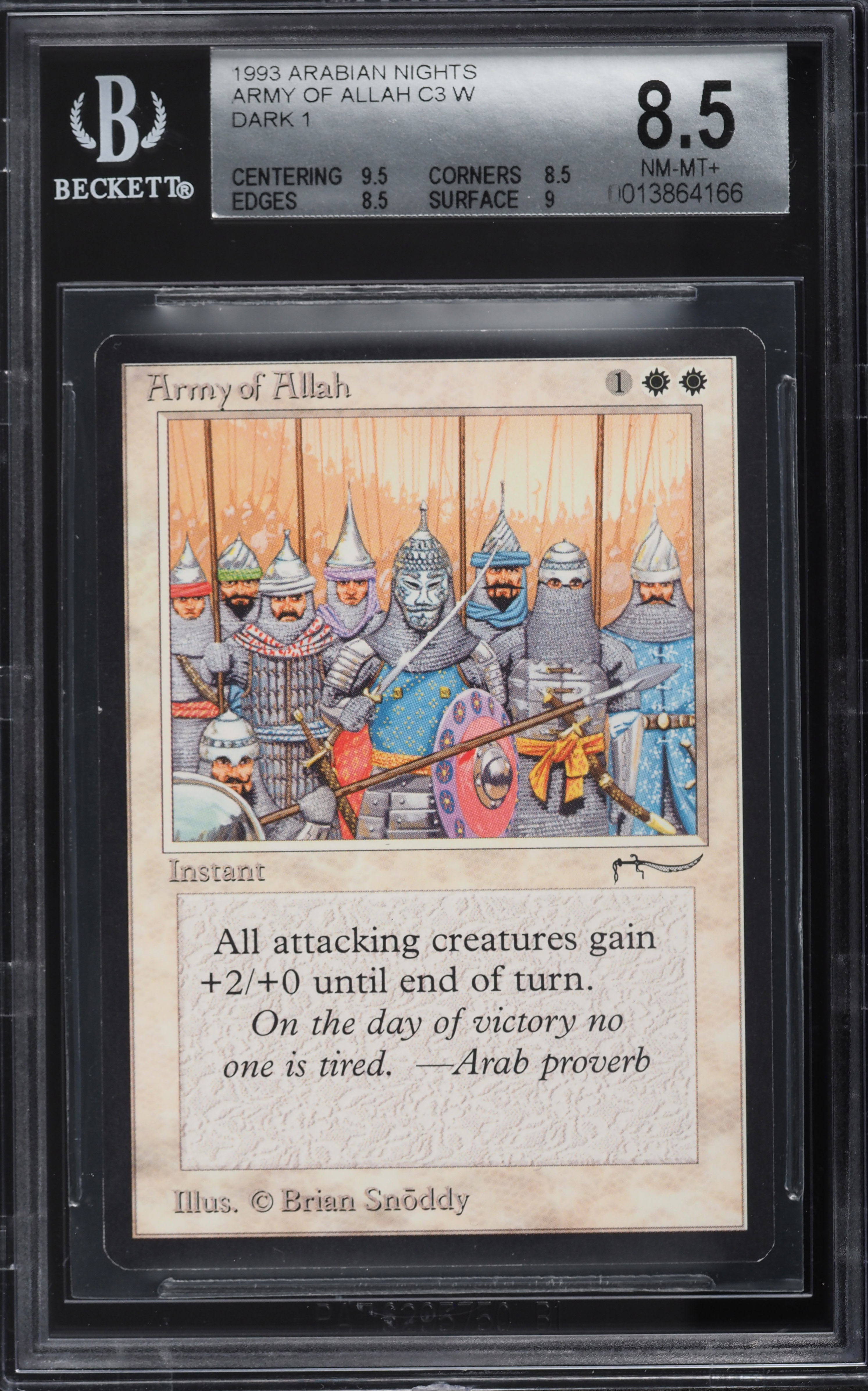 1993 Magic The Gathering MTG Arabian Nights Army Of Allah (Dark 1