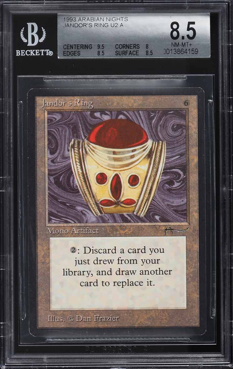1993 Magic The Gathering MTG Arabian Nights Ring Of Ma'ruf PSA 9