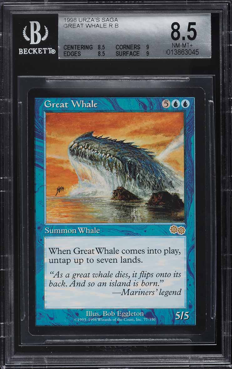 1998 Magic The Gathering MTG Urza's Saga Gaea's Cradle #321 BGS 9