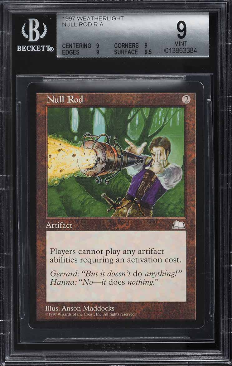 Null Rod 無のロッド WTH ウェザーライト MTG Null Rod 無のロッド WTH ウェザーライト MTG mtg) Null Rod