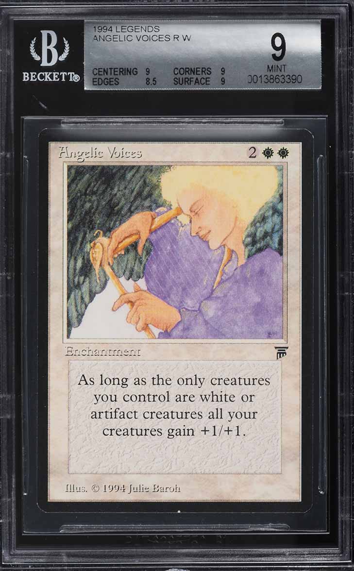 1994 Magic The Gathering MTG Legends Angelic Voices R W BGS 9 MINT on ...