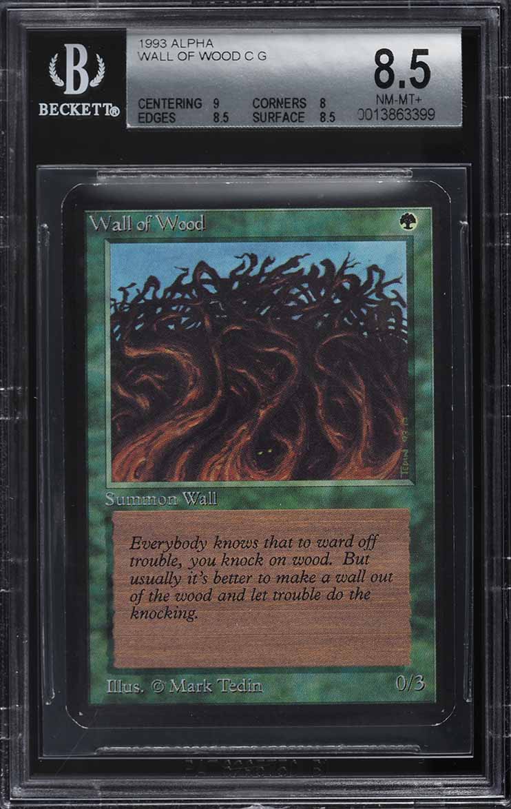 1993 Magic The Gathering MTG Alpha Giant Spider C G BGS 9.5 GEM