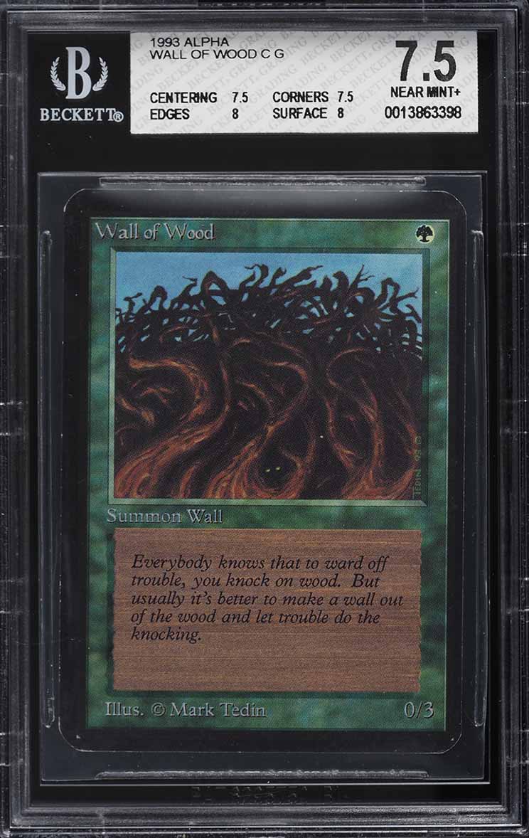 1993 Magic The Gathering MTG Alpha Time Walk PSA 10 GEM MINT on