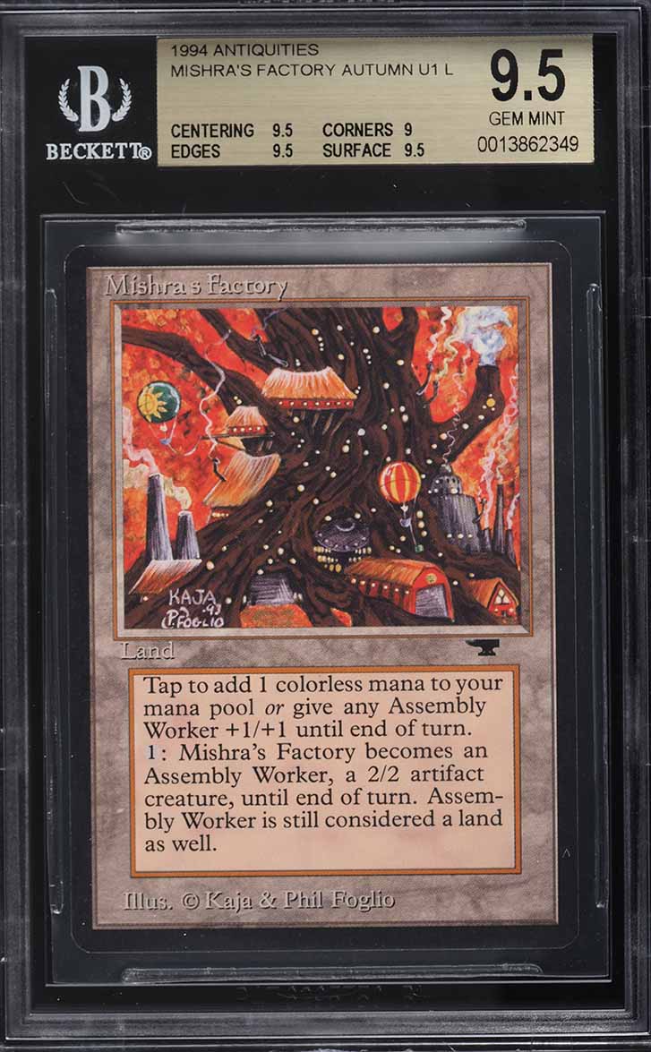 1993 Magic The Gathering MTG Alpha Copper Tablet U A BGS 9.5 GEM