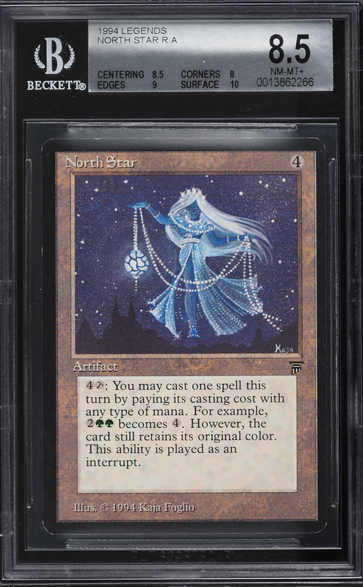 1994 Magic The Gathering MTG Legends North Star R1 BGS 8 NM-MT on